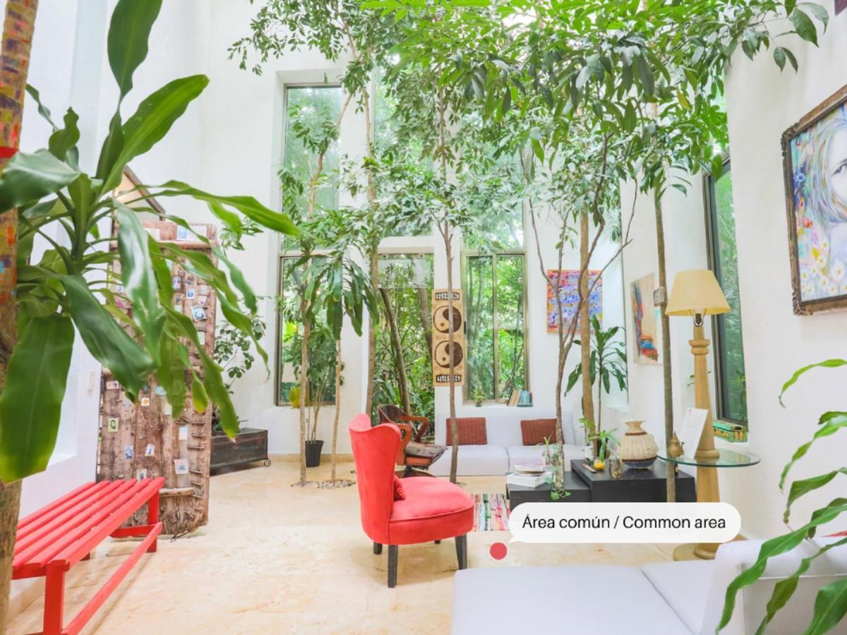 Guest House La Aldea Holistic Experience แคนคูน ภายนอก รูปภาพ