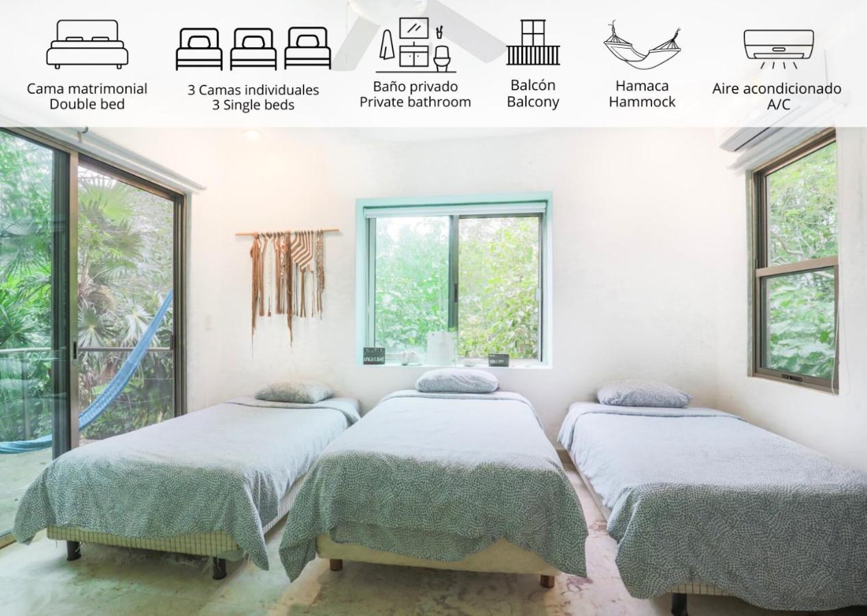 Guest House La Aldea Holistic Experience แคนคูน ภายนอก รูปภาพ