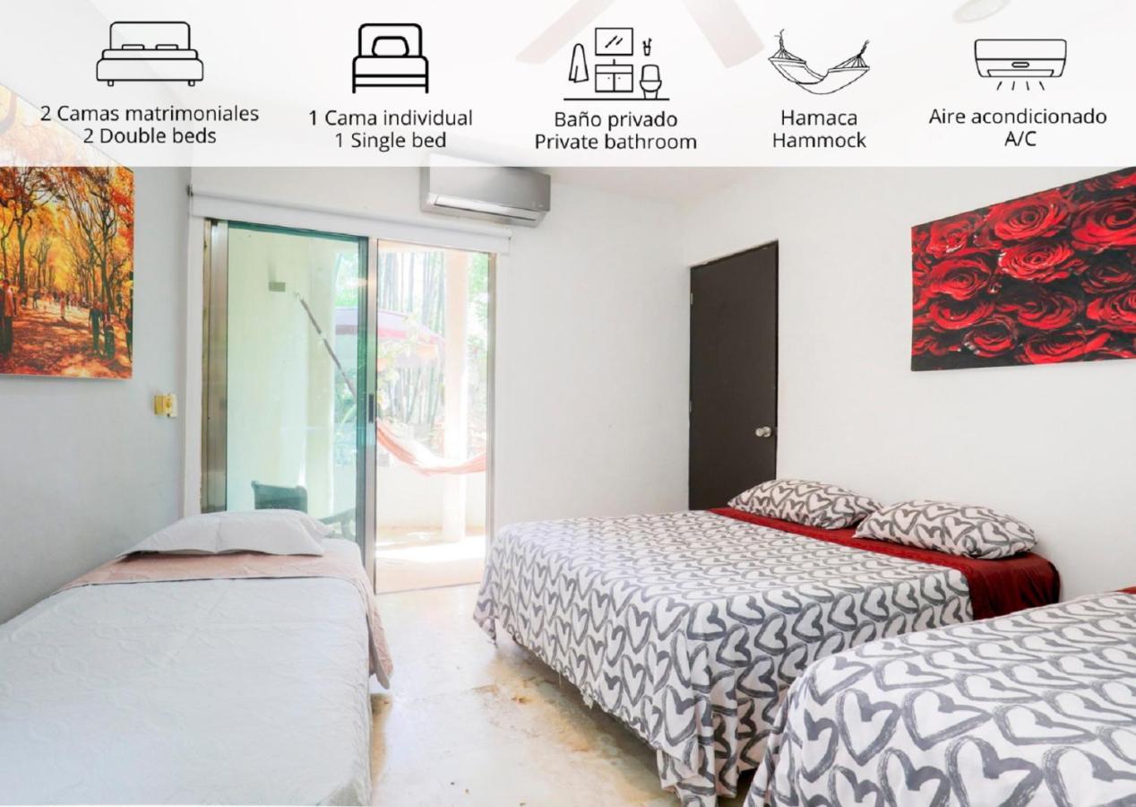 Guest House La Aldea Holistic Experience แคนคูน ภายนอก รูปภาพ